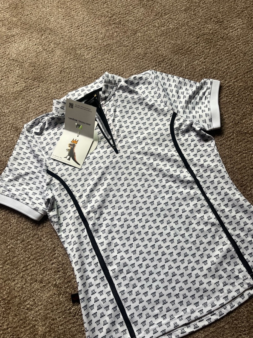 NWT Jean-Michel Basquiat White & Black Shirt - Picture 3 of 6
